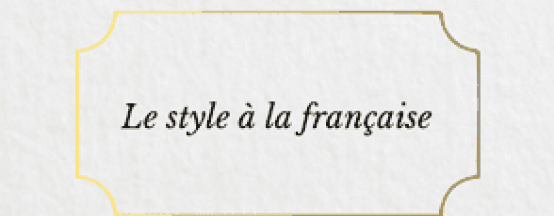 Le style a la francaise