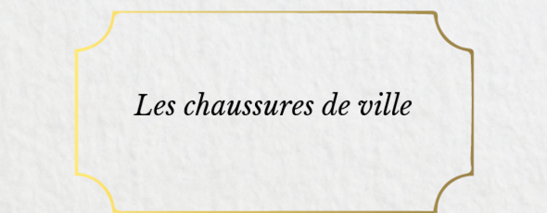Les chaussures de ville